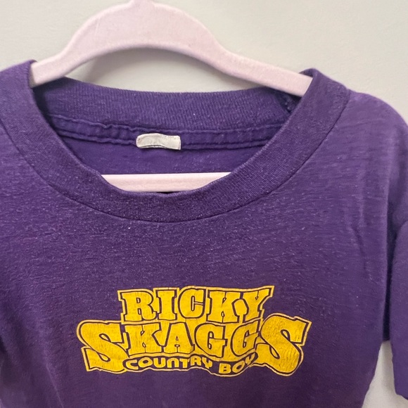Vintage Concert Shirt Tee Rick Skaggs
Country Boy 80s - Picture 3 of 4